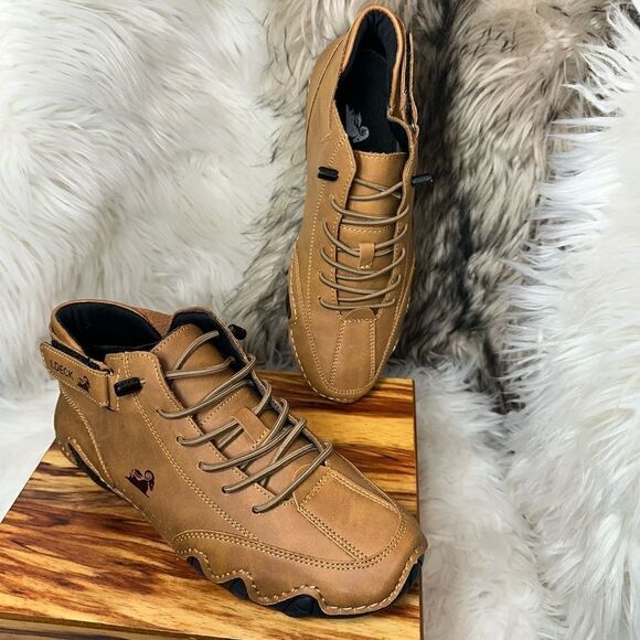 LDECK Woman’s Sneakers Casual Shoes Ox Loafers Lace Up Size 7.5/38EU New - Picture 4 of 9